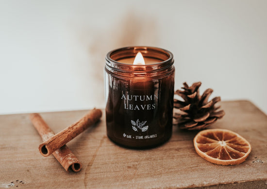 Autumn Leaves Aromatherapy Soy Candle