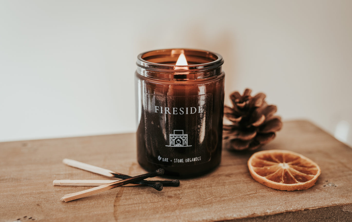 Load image into Gallery viewer, Fireside Aromatherapy Soy Candle
